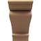 Ekena Millwork 11"W x 33"D x 22"H Classic Mayflower Rough Cedar Woodgrain TimberThane Corbel, Primed Tan CORUR11X33X22MAYRCPR - alternate 6